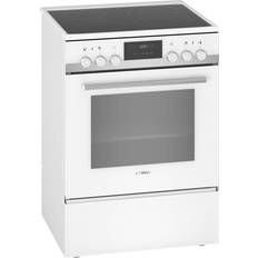 Bedste 60 cm Glaskeramiske komfurer Siemens HK9S5A220U Hvid