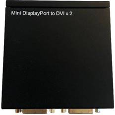 Deltaco Splitter DisplayPort Mini-2DVI Adapter F-F