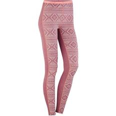 Pink - Sportswear Garment Base Layer Pants Kari Traa Floke Baselayer Pants - Petal