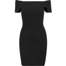 Urban Classics Vestido Ladies Off Shoulder Rib