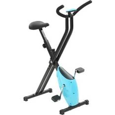 Máquinas de Fitness vidaXL Bicicleta Estática Plegable, Negra Y Roja