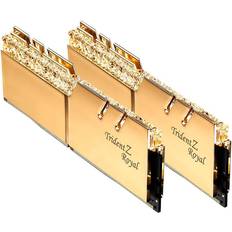 G skill trident z royal rgb gold G.Skill Trident Z Royal RGB Gold DDR4 3000MHz 2x8GB (F4-3000C16D-16GTRG)