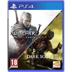 PlayStation 4 Games The Witcher 3: Wild Hunt & Dark Souls III (PS4)