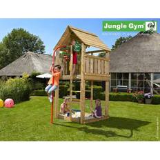 Sand Boxes Playground Jungle Gym Jungle Cabin Fireman's Pole