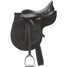 Sottoselle Kerbl Sella per Pony in Pelle Nera 32196 Nero