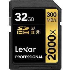 Lexar 2000x Lexar Media SDHC Professional UHS-II U3 300MB/s 32GB (2000x)