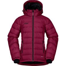 Bergans 146 Jackor Bergans Down Youth Girl Jacket - Beet Red/Solid Charcoal (7623)