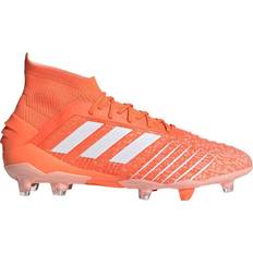 adidas Predator 19.1 Firm Ground - Hi-Res Coral/Cloud White/Glow Pink