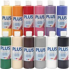 250.0 ml Akrylfärger Plus Craft Paint Classic 12x250ml