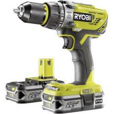 Ryobi Høyre- / Venstregang Driller Ryobi R18DD3-225S (2x2.5Ah)