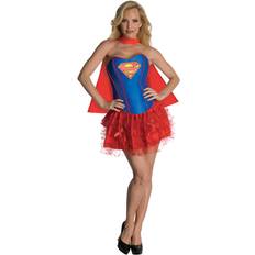 Rubies supergirl Fancy Dress Rubies Supergirl Corset Dress Adult