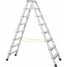 8 Ladders Zarges Aluminium 2 x 8 steps Step Ladder, 1.8m open length