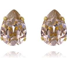 Caroline Svedbom Mini Drop Earrings - Gold/Vintage Rose