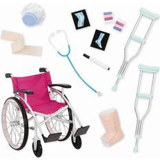 Doll Medical Set with Wheelchair