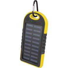 Setty Batterie DE Voyage Solaire POWERBANK 5000mAh (Jaune)