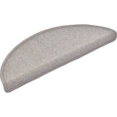Stair Carpets vidaXL 133890 15-Pack Beige, Grey, Brown 24x65cm