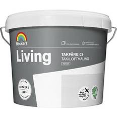 Takfärg 10 liter Beckers Living 03 Takfärg Vit 10L