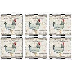 Beige Coasters Pimpernel On The Farm Coaster