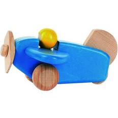 Flyvemaskiner Bajo Wooden Plane With Pilot