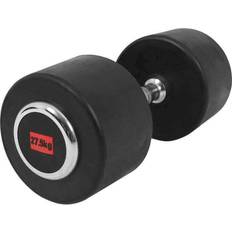 27,5 kg Håndvægte Gorilla Sports Premium Rubber Dumbbell 27.5kg