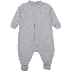 Polyamide Jumpsuits Barnkläder Joha Coverall Wool/Lycra - Grey (32201-252-15110)