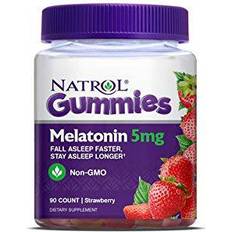 Natrol Melatonin Gummies Strawberry 5mg 90 Stk.