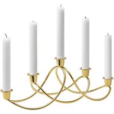 Georg jensen guld stage Georg Jensen Harmony Lysestage 14.3cm