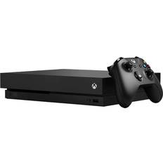 Black video game Microsoft Xbox One X 1TB - Black Edition