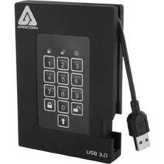 Apricorn Padlock Fortress 512gb Ssd Usb Musta
