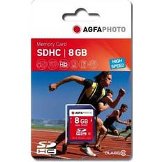 Goedkoop 8 GB Geheugenkaarten AGFAPHOTO 8GB SDHC High Speed UHS-I U1 V10