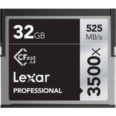 Minnekort & minnepenner Lexar Media CFast 2.0 525MB/s 128GB (3500x)