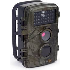 Monté au mur Caméras de piste Technaxx Nature Wild Cam TX-69 Caméra de surveillance Intérieur et extérieur Alimentation par piles Vert camouflage