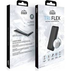 Eiger Tri Flex High-Impact Film Screen Protector for Galaxy A7 2018 2-Pack