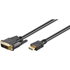MicroConnect HDMI-DVI - HDMI-kablar MicroConnect HDMI - DVI-D Single Link 15m