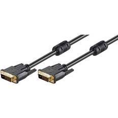 Goobay Ferrite Gold DVI-D - DVI-D Dual Link