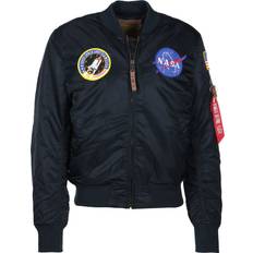 Alpha industries bomberjacka dam Alpha Industries MA-1 VF Nasa Bomber Jacket - Rep Blue