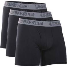 3XL Ropa interior de hombre Under Armour Charged Cotton Stretch Boxerjock 3-pack - Black