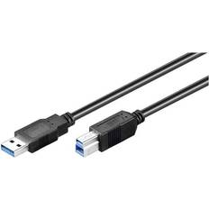 0.5 m - USB A-USB B - USB-kabel Kabler Goobay SuperSpeed USB A - USB B 3.0 0.5m