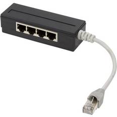 Rj45 splitter LogiLink RJ45-4RJ45 M-F Splitter 0.2m