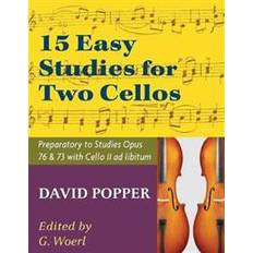 Popper, David - 15 Easy Studies for Two Cellos - Preparatory to Studies Opus 76 and 73 (Carter Enyeart) by International Music (Hæftet, 2019)