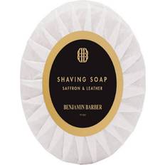 Barbersåper Benjamin Barber Shaving Soap Saffron & Leather 100g