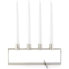 Sølv Julelysestager Klong Anno Domini Steel Julelysestage 36cm