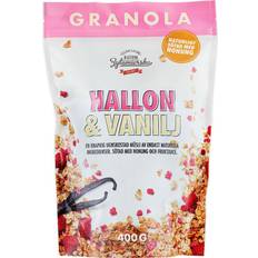 Kornblanding, müsli og grøt Granola Raspberry & Vanilla 400g 400g