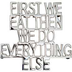 First We Eat Nickel Brass