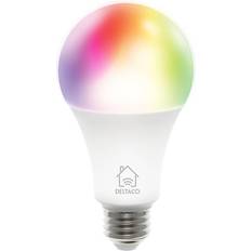 Monivärinen LED-lamput Deltaco Smart Home RGB LED-lamppu E27 WiFi 9W