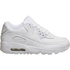 Children's Shoes NIKE Air Max 90 LTR GS - White/Metallic Silver