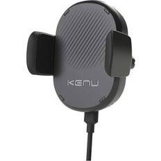 Kenu Supporti per Dispositivi Mobili Kenu Supporto Auto Bocchetta D'aria Carica Qi 10w Accendisigari Nero