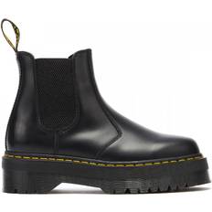 Plateforme Bottes Chelsea Dr. Martens 2976 Quad Smooth Leather Platform Chelsea Boots - Black