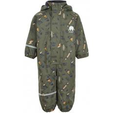 Celavi regndragt fleece CeLaVi Regndragt m Fleece - Army (310193A-9888)