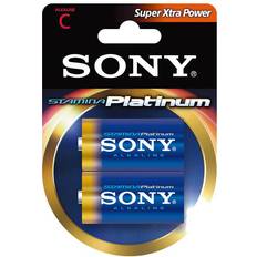 Alkalisk - C (LR14) Batterier & Laddbart Sony AM2-PTB2D 2-pack